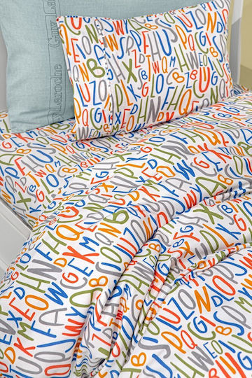Guy Laroche Baby Sheets Crib Cotton Multicolour 115x170cm 3 Pieces