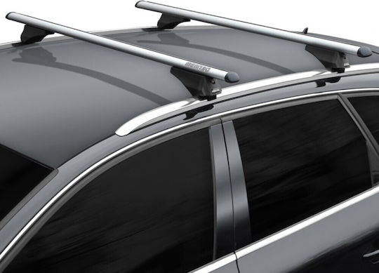 Menabo Car Roof Bars Aluminum Tiger 1185 Cm Silver Color BMW X3 F25 5 Doors 2010>2017 Flush Or Raised Rails 2 Pieces 8490/mb