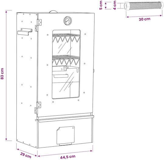 vidaXL Smoker