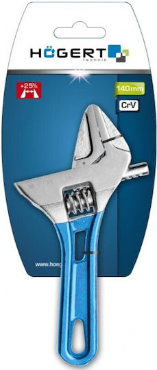 Högert Französischer Schraubenschlüssel Länge 140mm mit einer Maulöffnung von bis zu 32mm