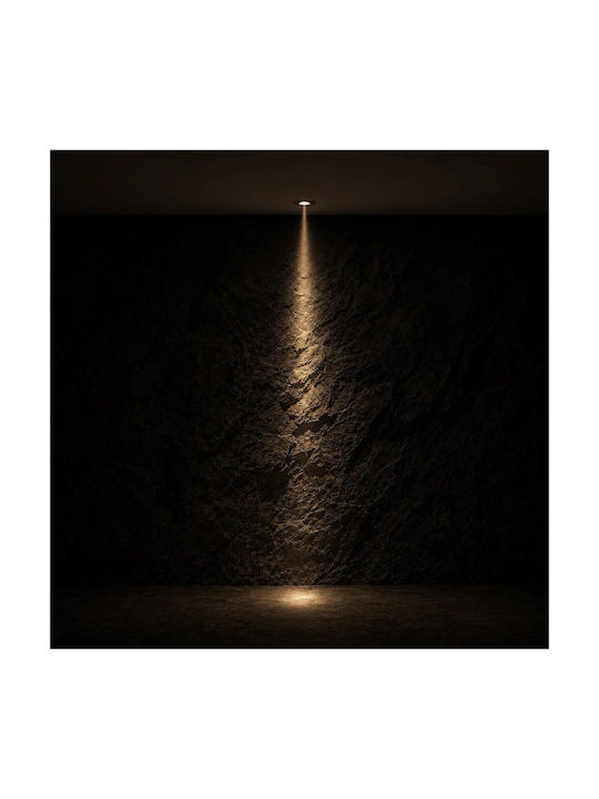 kelvo Recessed Spot with Built-in LED and Warm White Light White 5x5cm