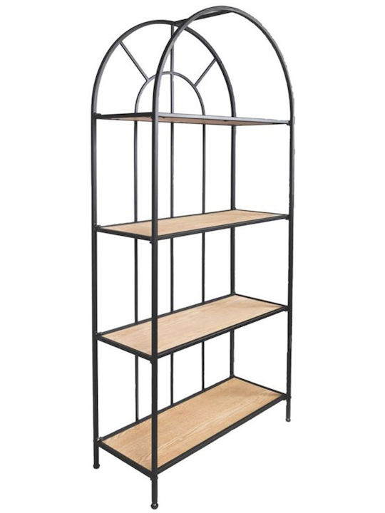 Bibliothek Schwarz 70x28x161cm