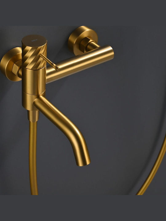 Imex Mixing Bathtub Faucet Complete Set Gold