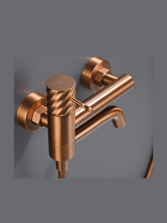 Imex Mixing Bathtub Faucet Complete Set Rose Gold