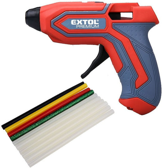 Extol Pistol de lipit cu adeziv 4V pentru tije de silicon 7.2mm