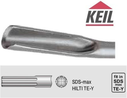 Keil Chisel Bits 300x26mm with SDS Max Socket