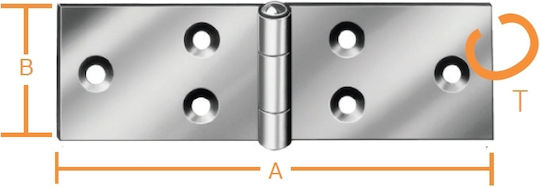 Vormann Hinge Furniture Galvanized 1pcs 570201.0007