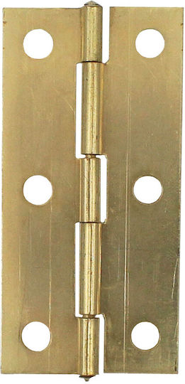 Yellow Hinge E.t Rectangular 1.5" 12.5x12.5mm Thickness 0.8mm Martin 93222