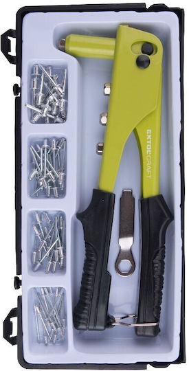 Rivet Pliers Set 60 Rivets Extol 2.4-3.2-4.0-4.8mm