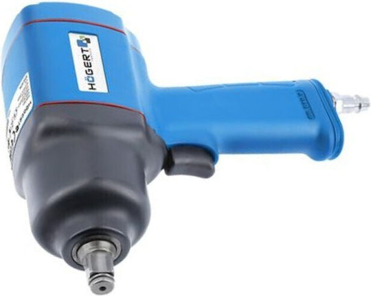 Högert HT4R623 Air Impact Wrench 1/2 Square Drive with Maximum Torque 152.96kgm