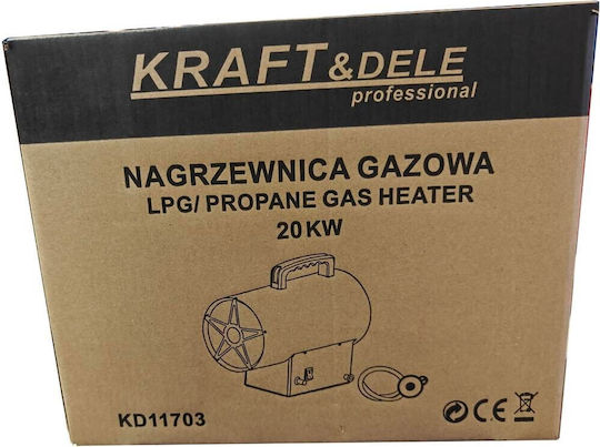 Kraft & Dele Încălzitor Industrial de Gaz 20kW