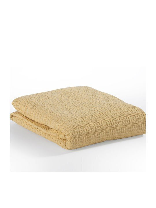 Nef-Nef Homeware Кул Одеяло Пике Двойно 220x240см Мед
