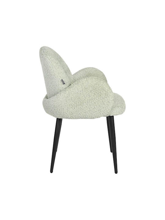 Dining Room Metallic Chair Mint 48x48x82cm