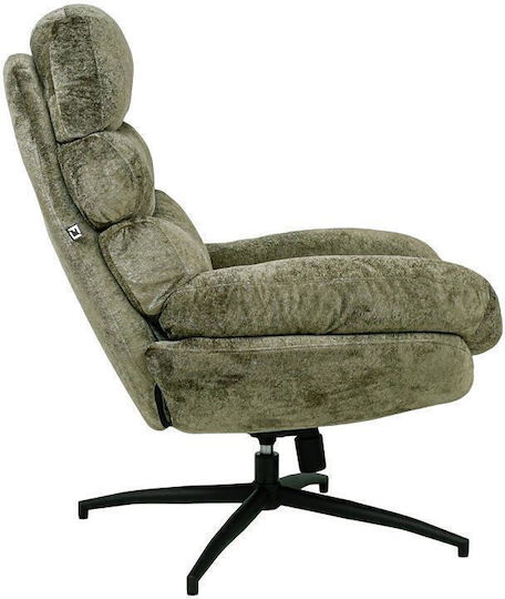 Relax Swivel Armchair with Footstool Ladi 93x78x99cm