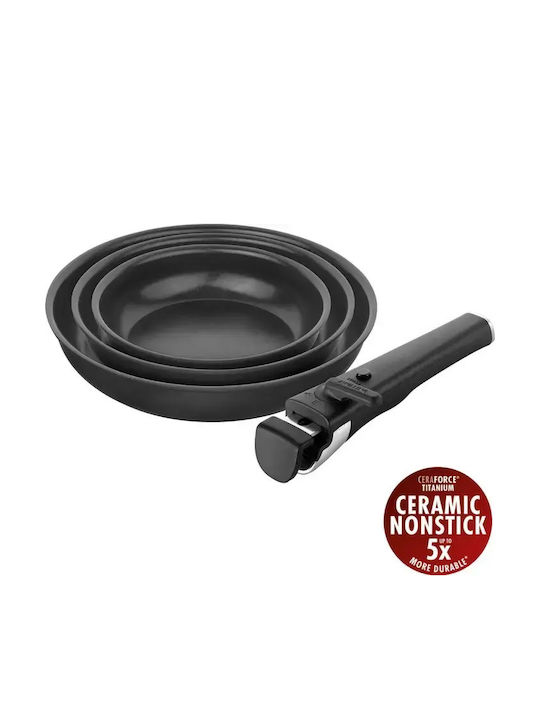 Zwilling J.A. Henckels Aluminum Pans Set with Ceramic Coating 3 Pieces