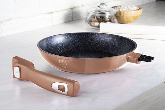 Berlinger Haus Berlinger Haus Kochgeschirr-Set aus Aluminiumguss Rose Gold mit Innenbeschichtung aus Stein 3-tlg