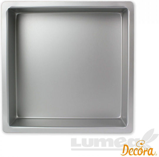 Decora Formă de Patiserie pentru Chec Rotund din Aluminiu 35x35x10buc 1buc