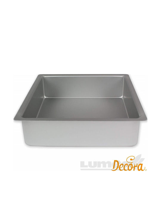 Decora Φόρμα Ζαχαροπλαστικής για Κέικ Στρογγυλή από Αλουμίνιο 35x35x10εκ.