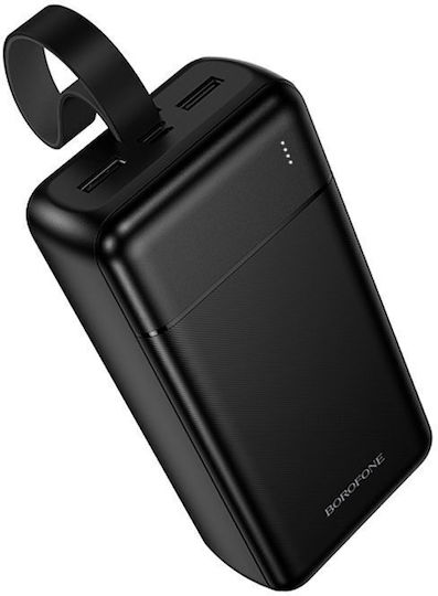 Borofone BJ88B Power Bank 30000mAh with 2 USB-A Output Ports Black