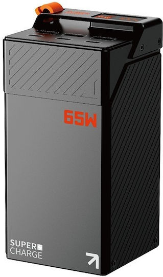Moxom Power Bank 50000mAh 65W with 3 USB-A Output Ports and 3 USB-C Output Ports Black