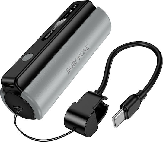 Borofone BJ87 Star Power Bank 5000mAh 10W With USB-C Output Port Black