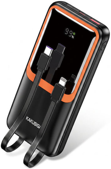 KAL Electronics KSC-1087 Power Bank 10000mAh Power Delivery / Quick Charge Μαύρο