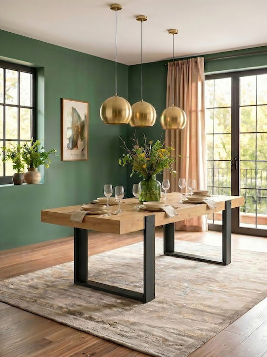Trade Τραπέζι Τραπεζαρίας Ξύλινο 223x93x78εκ.