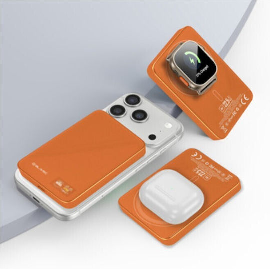 Blavec BJ-04 Slim MagSafe Power Bank 10000mAh 22.5W Orange