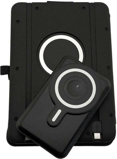 PowerNeed ES10000-4 Solar Power Bank 10000mAh 22.5W Power Delivery Black