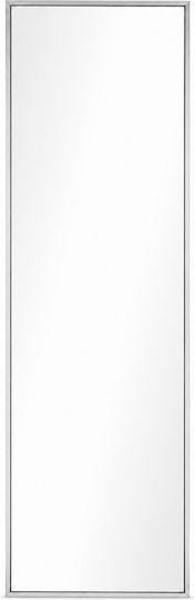 MRShome MRS4601001 Καθρέπτης Ορθογώνιος Ασημί 100x40cm MRShome MRS4601001 Καθρέπτης Ορθογώνιος Ασημί 100x40cm