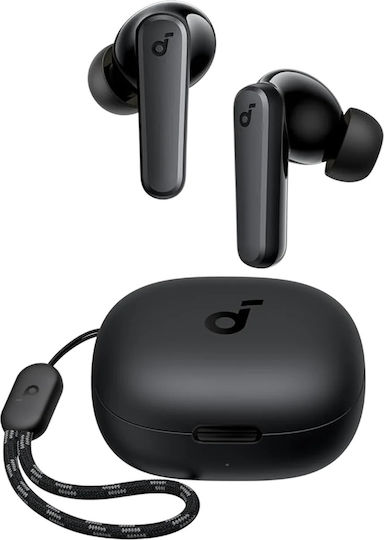 Soundcore by Anker P20i In-ear Bluetooth Handsfree Ακουστικά με Αντοχή στον Ιδρώτα και Θήκη Φόρτισης Μαύρα