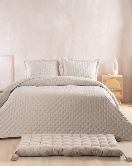 Rythmos Coverlets Set Single Beige 160x240cm 2 Pieces Rythmos Coverlets Set Single Beige 160x240cm 2 Pieces