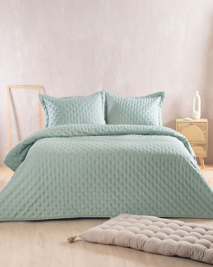 Rythmos Κουβερλί Σετ Υπέρδιπλο Άκουα 240x260cm 3τμχ Rythmos Κουβερλί Σετ Υπέρδιπλο Άκουα 240x260cm 3τμχ