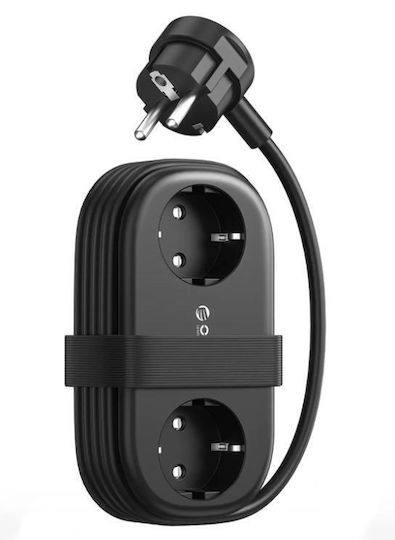Orico GaN Charging Station With 2 USB-A Output Ports And USB-C Output Port And USB-C Cable 20W Power Delivery In Black Colour AP3