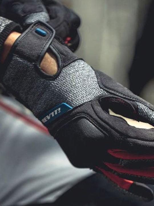 Rev'IT Volcano Summer Men's Motorcycle Gloves Black/Grey