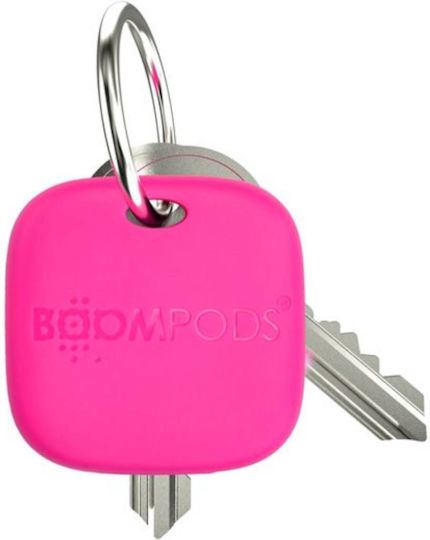 Boompods BOOMTAG Universal Презареждаща Се Съвместим С Apple Find My Фуксия