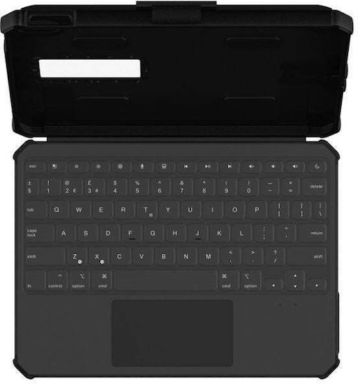 UAG Flip Cover with Keyboard in English UK Black (Ipad 10.9 10th Gen 11 A16)