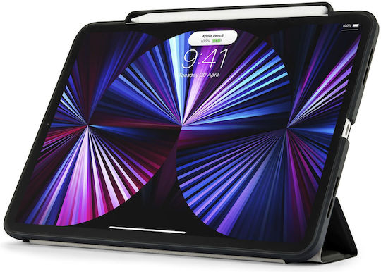 Pipetto Origami No3 Flip Cover Neagră (iPad Pro 2018 11" / iPad Pro 2020 11" / iPad Pro 2021 11")