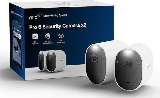 Arlo Система за видеонаблюдение Pro 6 2 Безжични Камери IP 4MP