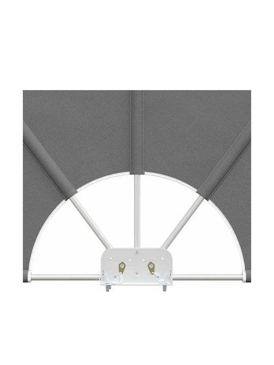 vidaXL Seitliche Zelt Terrasse Grau 1.5x3m