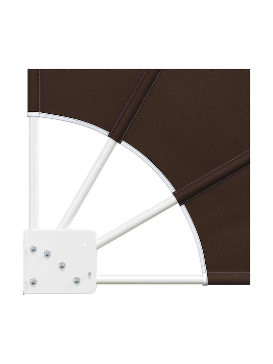 vidaXL Copertină Sideway Terasă Maro 1.15x1.15m