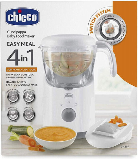Chicco Easy Meal Baby Food Steamer with Integrated Blender 1lt