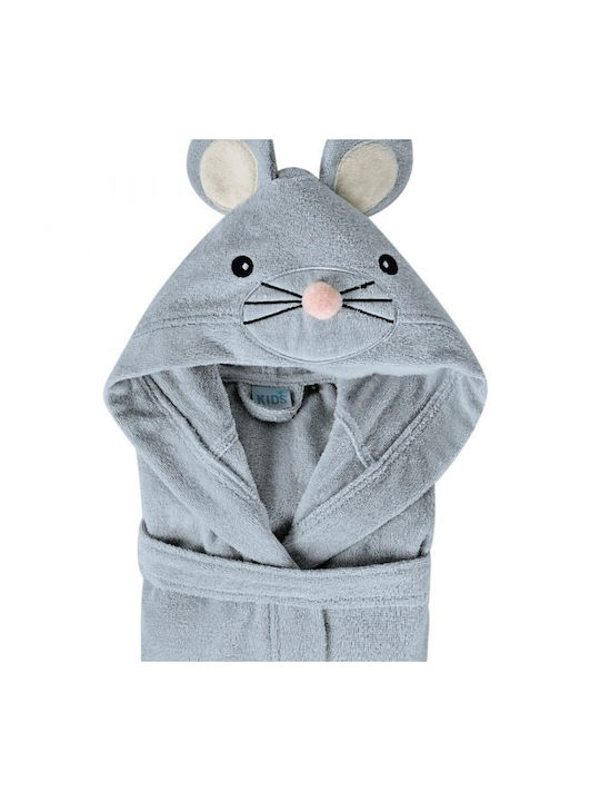 Kentia Kids Hooded Bathrobe Hummy Gray