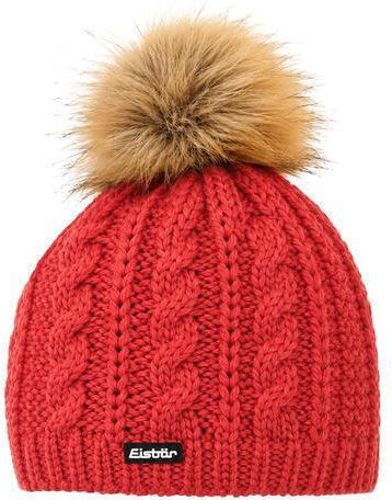 Lux Beanie Γυναικείος Σκούφος Πλεκτός σε Κόκκινο χρώμα