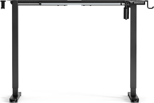 SENSE7 Nojo Collapsible Metallic Desk Base Black