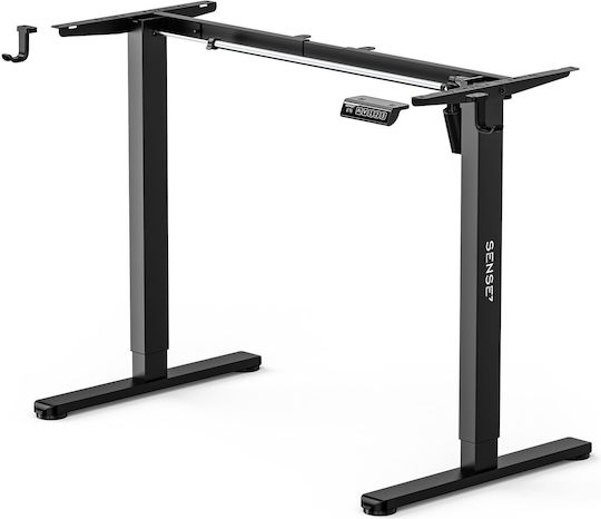 SENSE7 Nojo Collapsible Metallic Desk Base Black