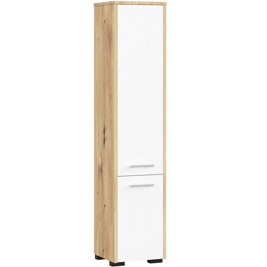 Akord Furniture Factory Coloană De Baie De Pardoseală 30x30x140cm Stejar