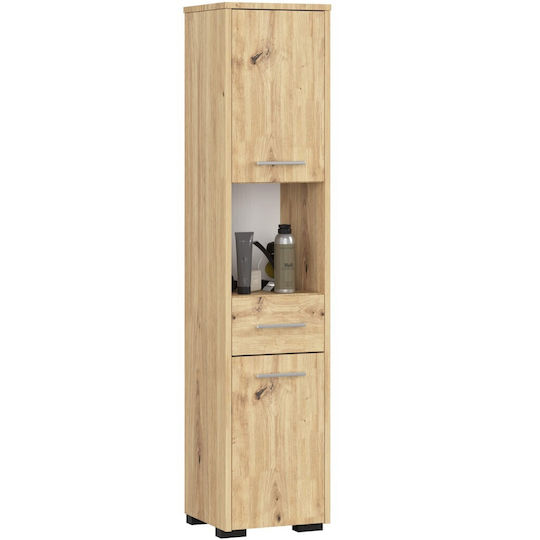Akord Furniture Factory Coloană de Baie de Pardoseală M30xA30xÎ140cm Stejar