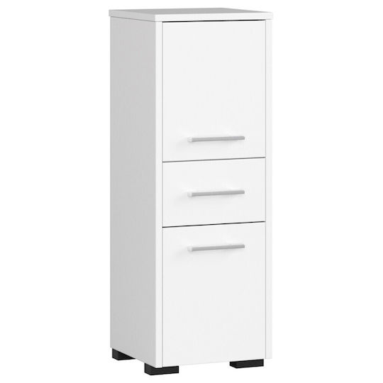 Akord Furniture Factory Dulap Coloană Pentru Baie Pardoseală 30x30x85cm Albă