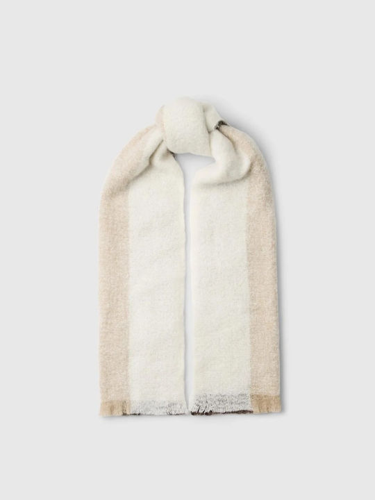 Men's Wool Scarf Beige